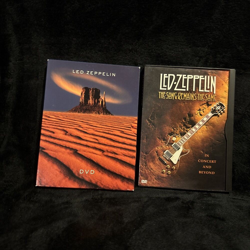 2 Led Zeppelin Video Box Set Led Zeppelin DVD 2003 & The Song Remains The Same